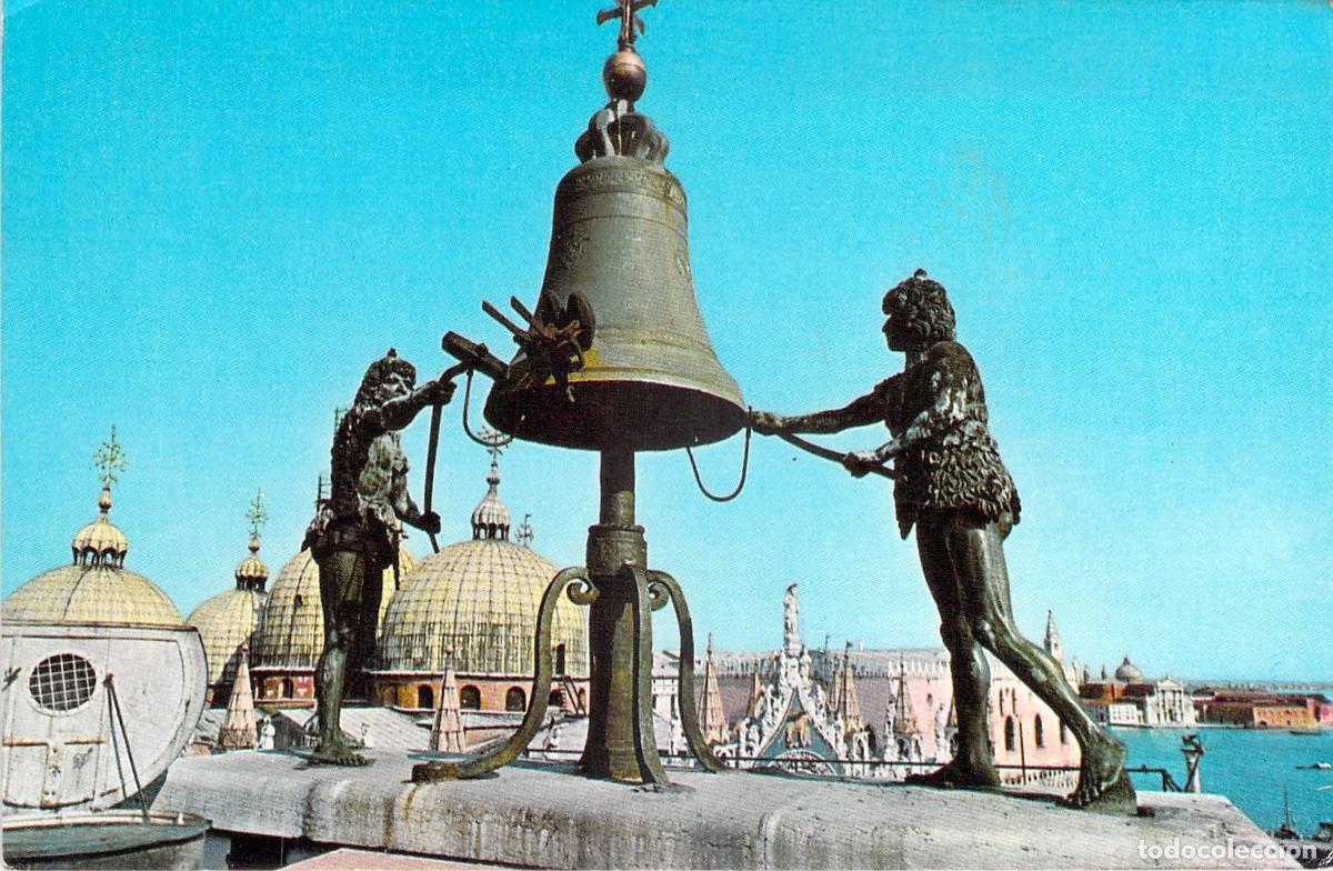 Postales: Postal de los Moros del Reloj de la Plaza de San Marcos en Venecia