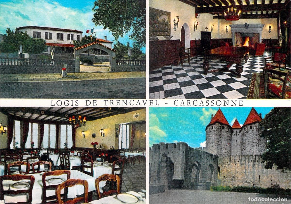 Postales: Postal de Logis de Trencavel Hotel Carcassonne Francia