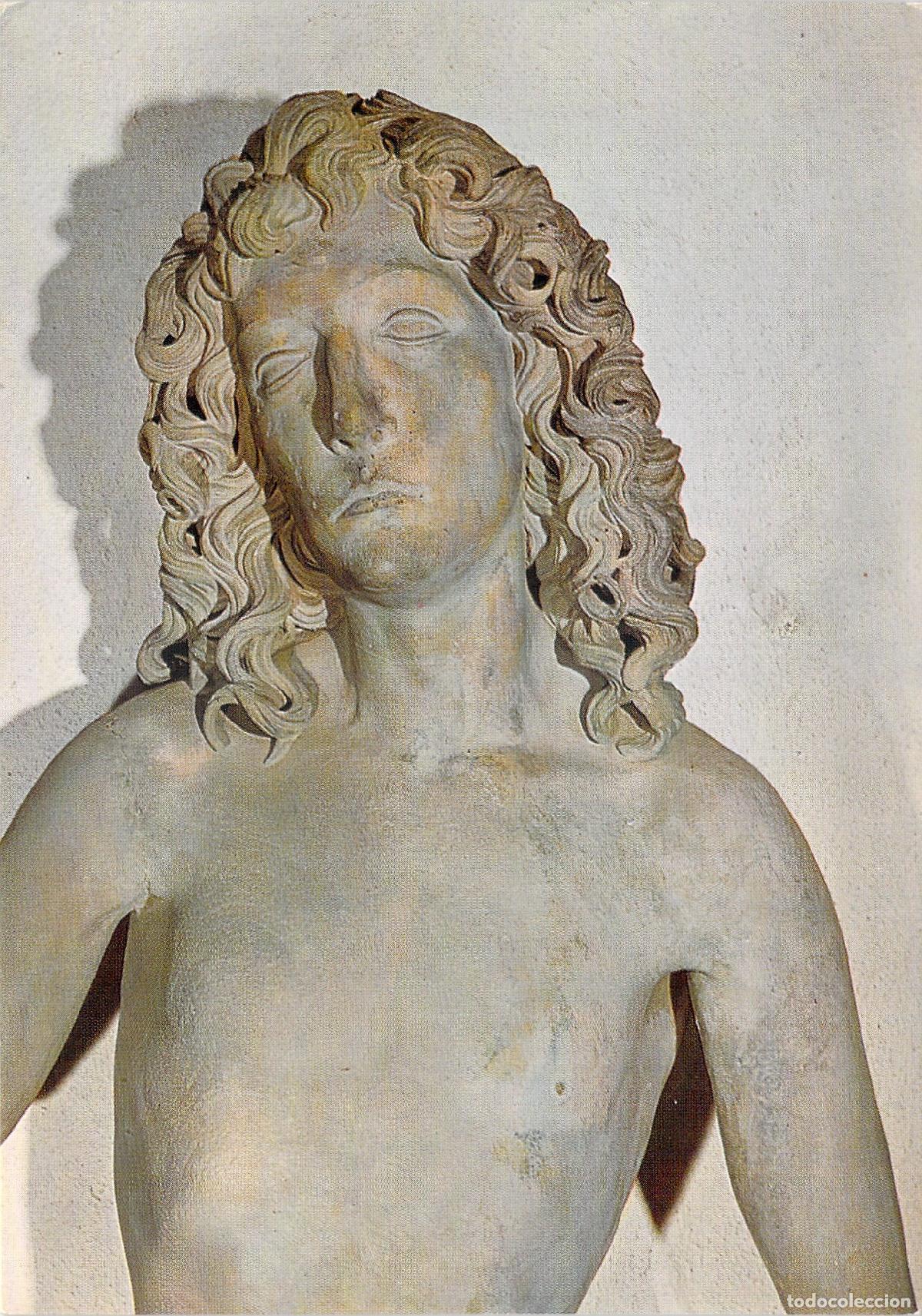 Postales: Postal de la escultura de Ad&aacute;n de Til Riemenschneider en W&uuml;rzburg