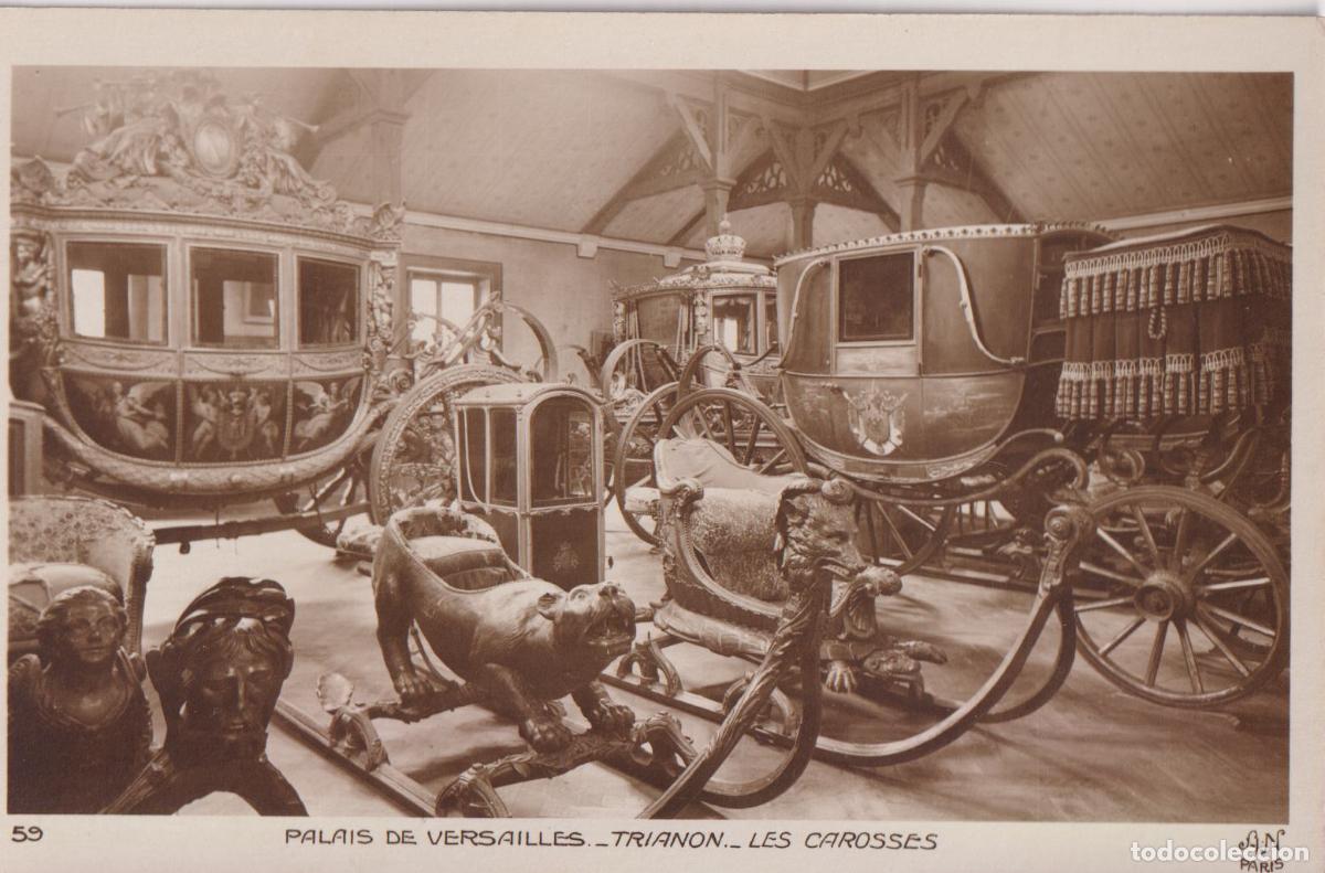 Postales: FRANCIA, PALACIO DE VERSALLES, GRAN TRIANON, LES CAROSSES - A.NOYER 59 - S/C