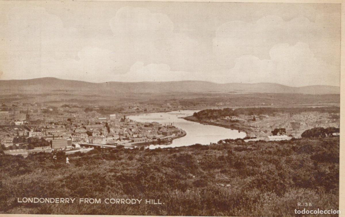 Cartoline: United Kingdom Londonderry Panoramic Landscape View From Unposted *YAD025