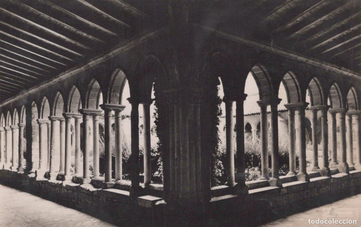 Cartoline: France Saint Emilion Colonnade Clo&icirc;tre &Eacute;glise Coll&eacute;giale Real Photo *YAD031