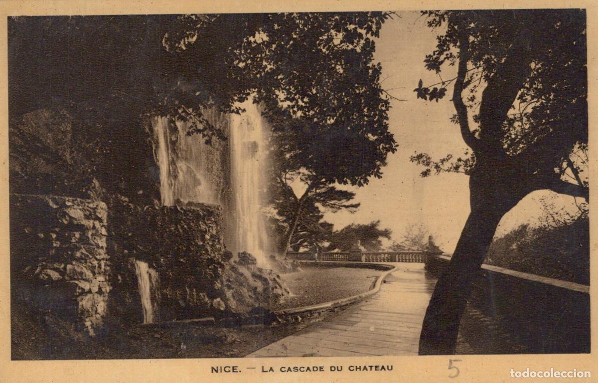 Cartoline: France Nice La Cascade du Ch&acirc;teau Paysage Unposted *YAD043