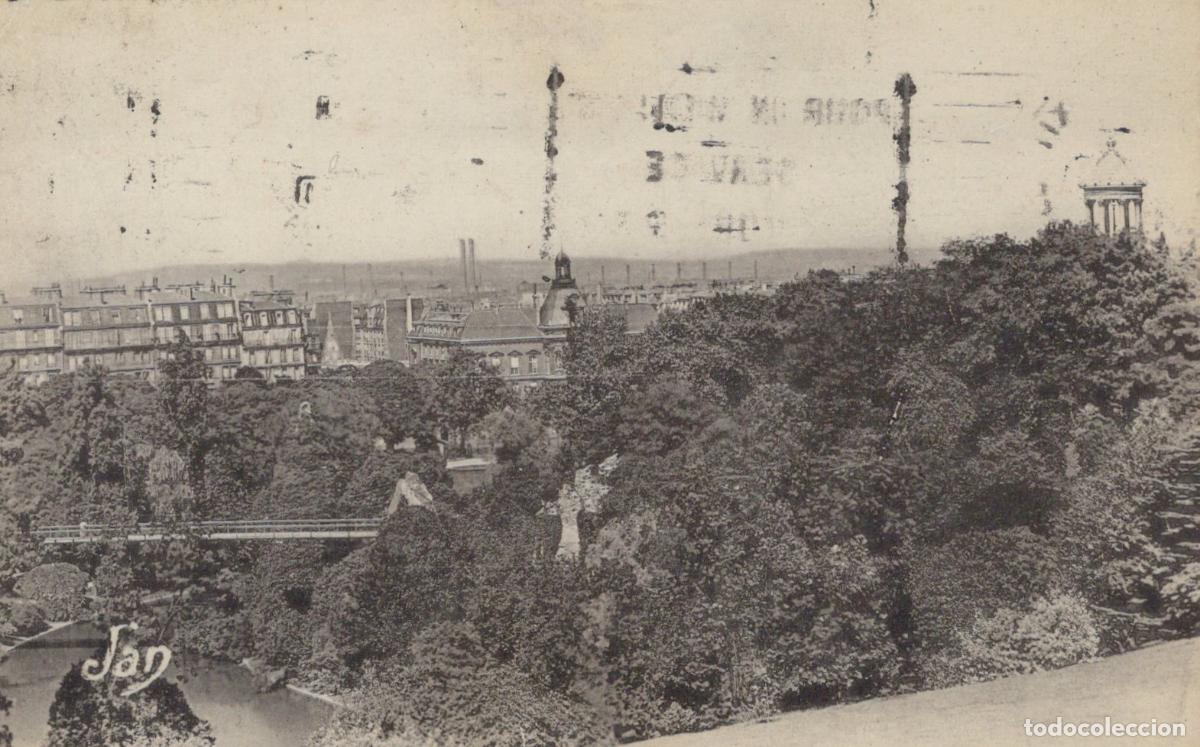 Cartoline: France Paris &Icirc;le de Parc des Buttes Chaumont Pont Temple *YAD058