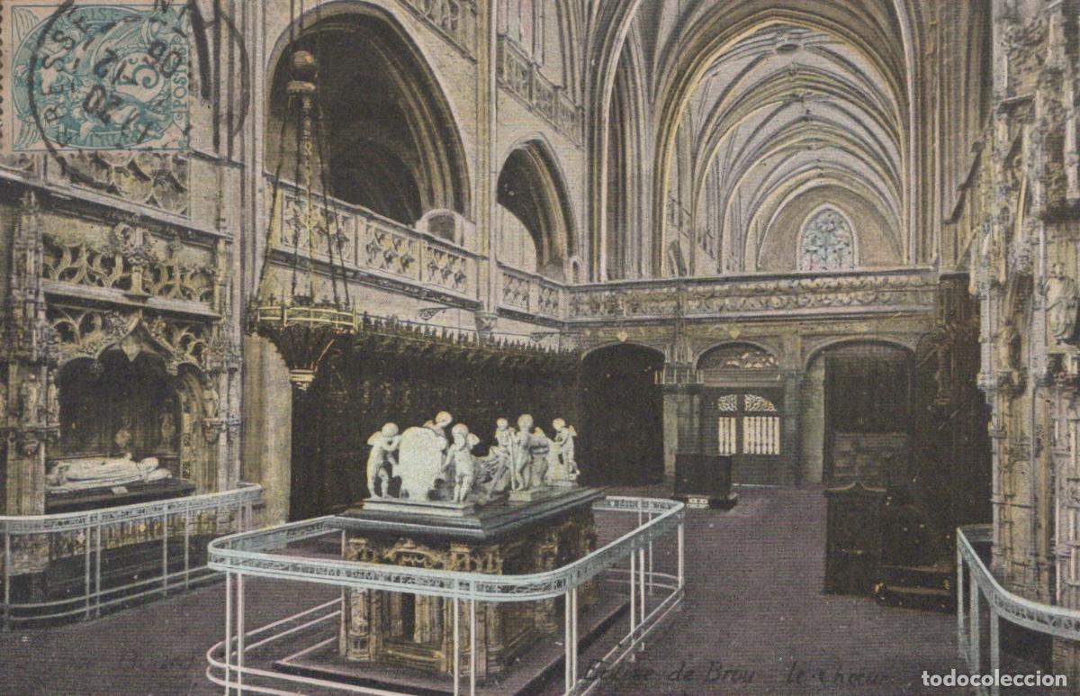 Cartoline: France Bourg en Bresse &Eacute;glise de Brou Ch&oelig;ur Architecture Gothique *YAD054