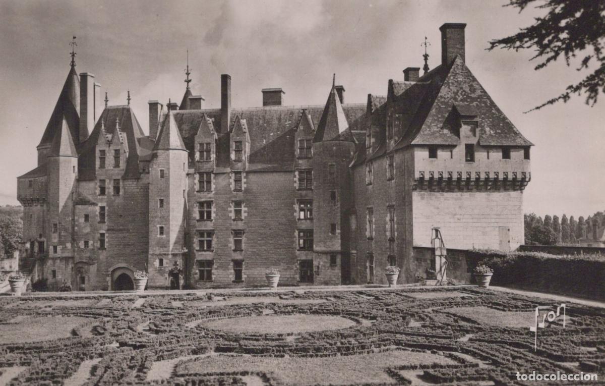 Cartoline: France Langeais Ch&acirc;teau Fa&ccedil;ade Xve S Jardins *YAD059