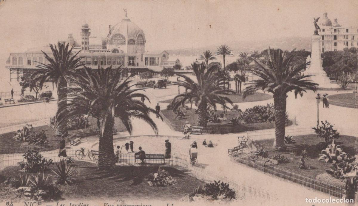 Cartoline: France Nice Jardins Vue Panoramique Casino Jet&eacute;e Promenade *YAD016