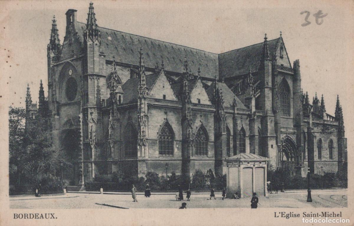 Cartoline: France Bordeaux &Eacute;glise Saint Michel Architecture Gothique *YAD078