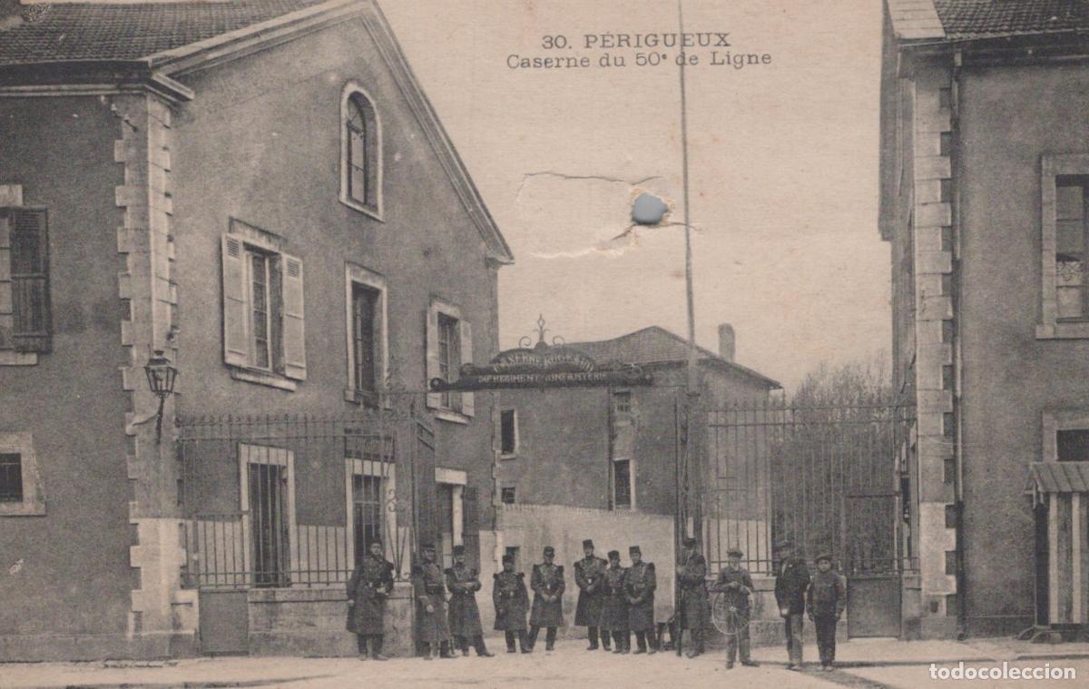 Cartoline: France P&eacute;rigueux Caserne du 50e de Ligne Soldats *YAD020