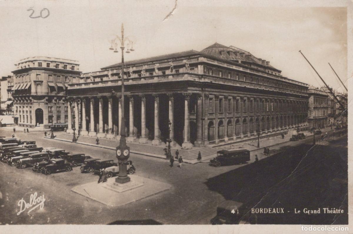 Cartoline: France Bordeaux Grand Th&eacute;&acirc;tre Architecture Unposted *YAD084
