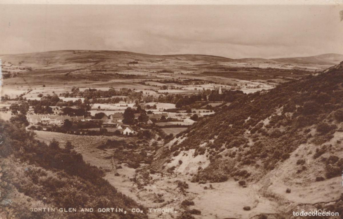 Cartoline: United Kingdom Gortin UK Co Tyrone Panoramic Real Photo Unposted *YAD024