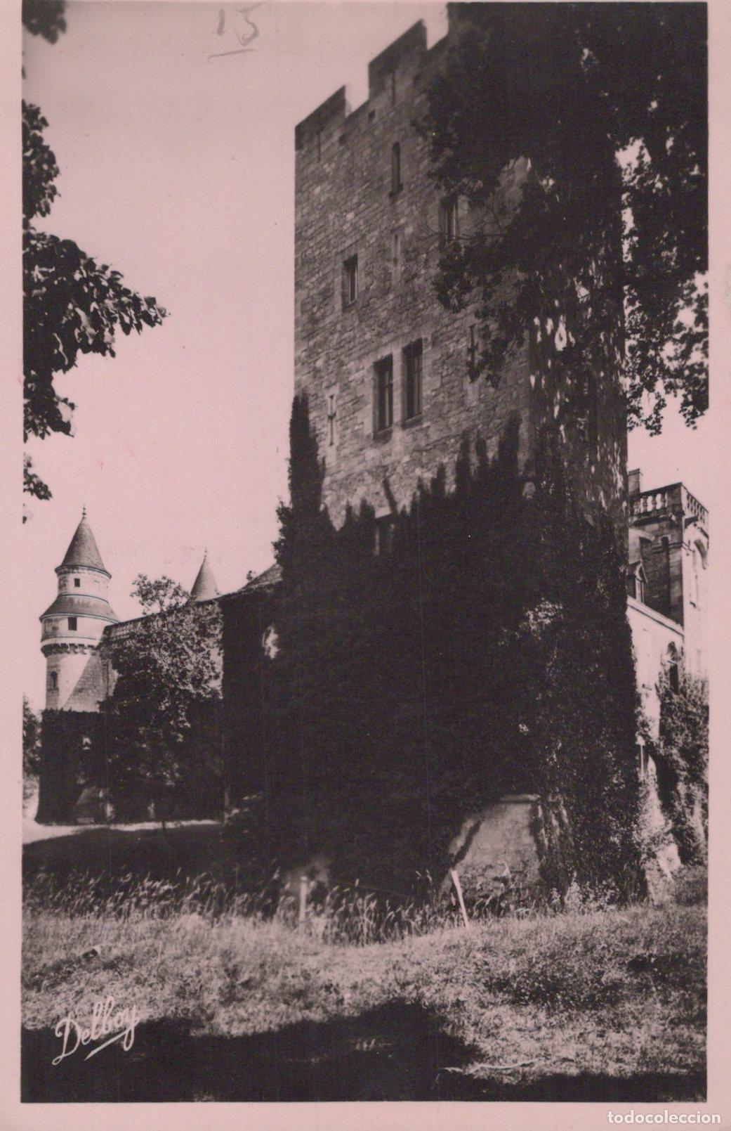 Cartoline: France Grignols Le Ch&acirc;teau Municipal Architecture Tour Massive Unposted *YAD095