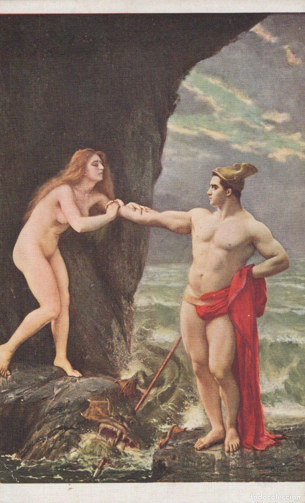 Cartoline: France Paris &Icirc;le de Peinture G Courtois Pers&eacute;e et Androm&egrave;de Unposted *YAD125
