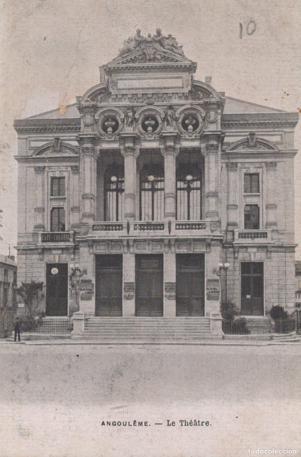 Cartes Postales: France Angoul&ecirc;me Angouleme le Th&eacute;&acirc;tre Fa&ccedil;ade Architecturale Unposted *YAD169