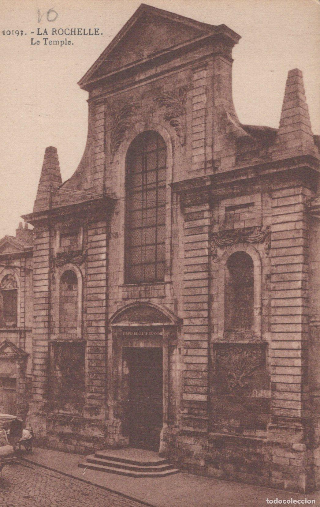 Postcards: France La Rochelle Temple R&eacute;form&eacute; Architecture *YAD185
