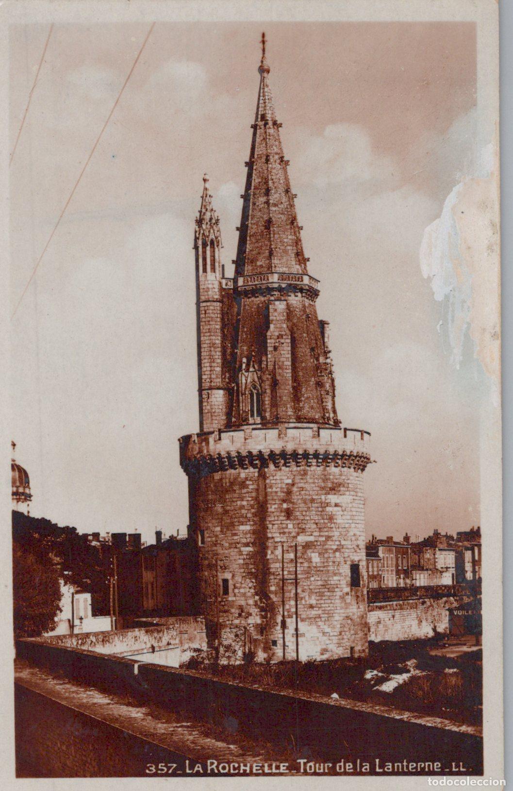 Cartes Postales: France La Rochelle Tour de la Lanterne Architecture M&eacute;di&eacute;vale Unposted *YAD156
