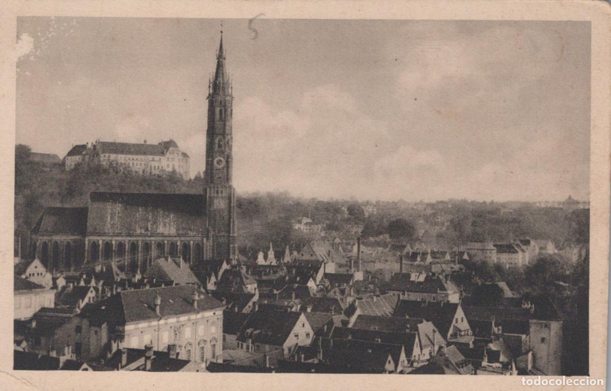 Cartes Postales: Deutschland Landshut Bayern Stadtansicht St Martin Schloss Unposted *YAD274