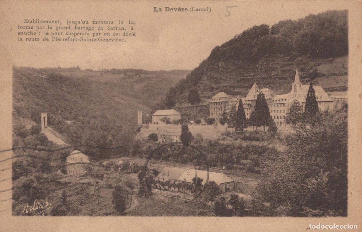 Cartes Postales: France La Dev&egrave;ze &Eacute;tablissement Pont Suspendu Barrage Sarran *YAD270