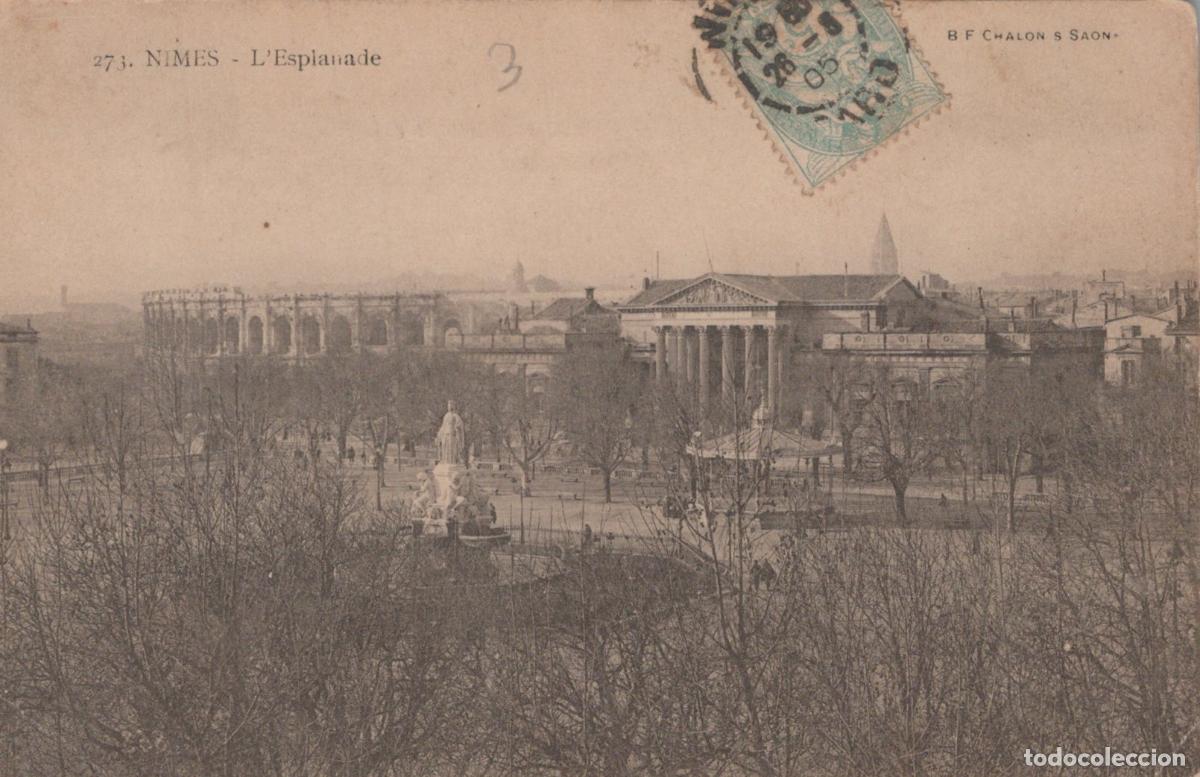 Cartes Postales: France N&icirc;mes L Esplanade Fontaine Architecture Classique *YAD294