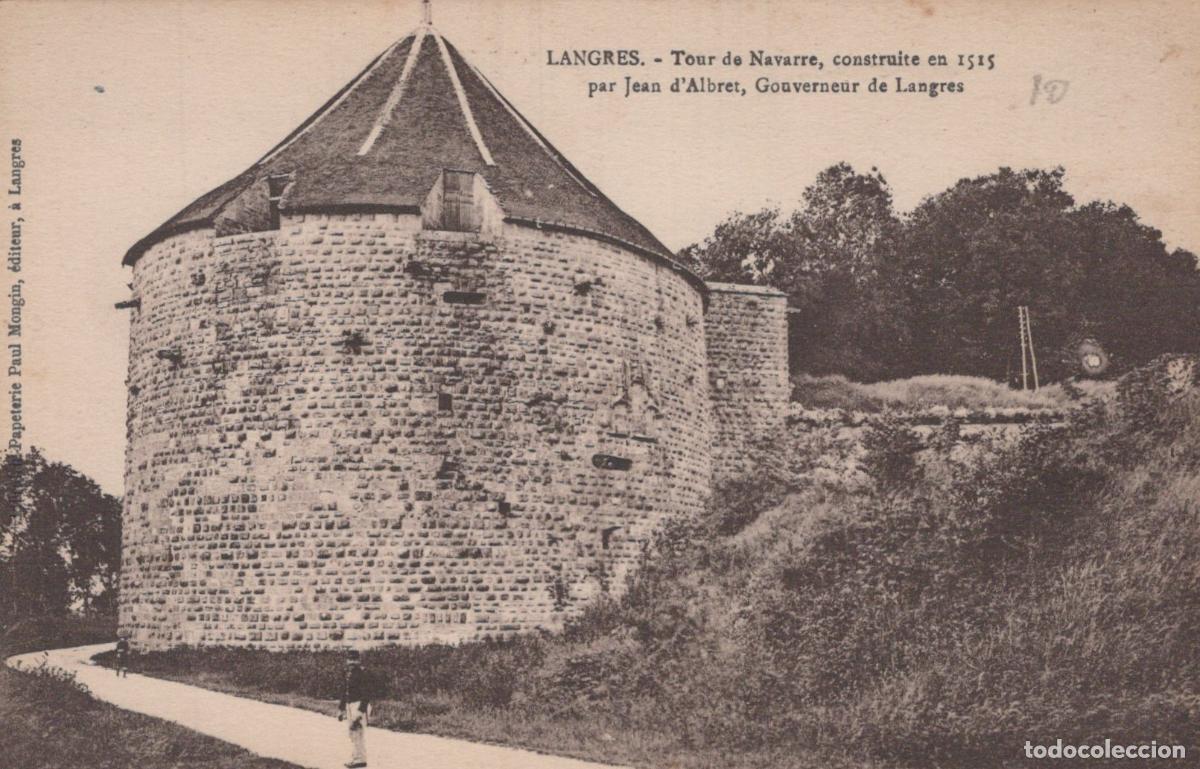 Cartoline: France Langres Tour de Navarre Fortification Historique Unposted *YAD295
