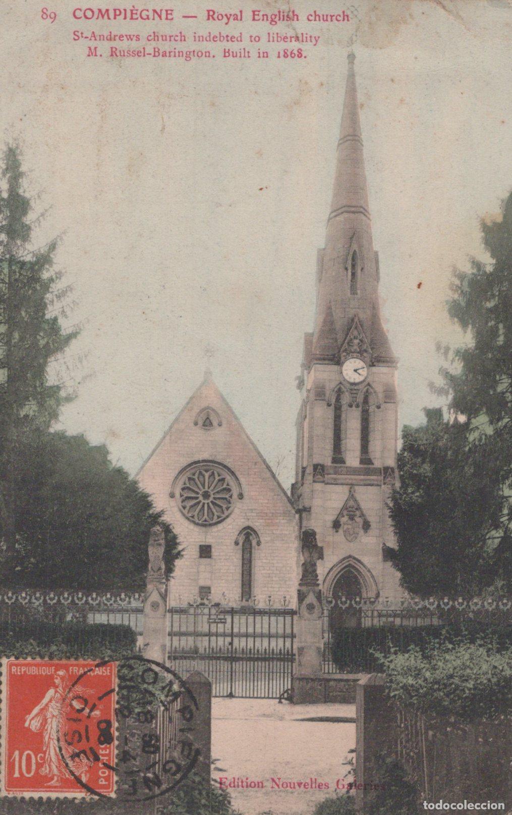 Cartoline: France Compi&egrave;gne Hauts de &Eacute;glise Anglicane Saint Andr&eacute; *YAD221