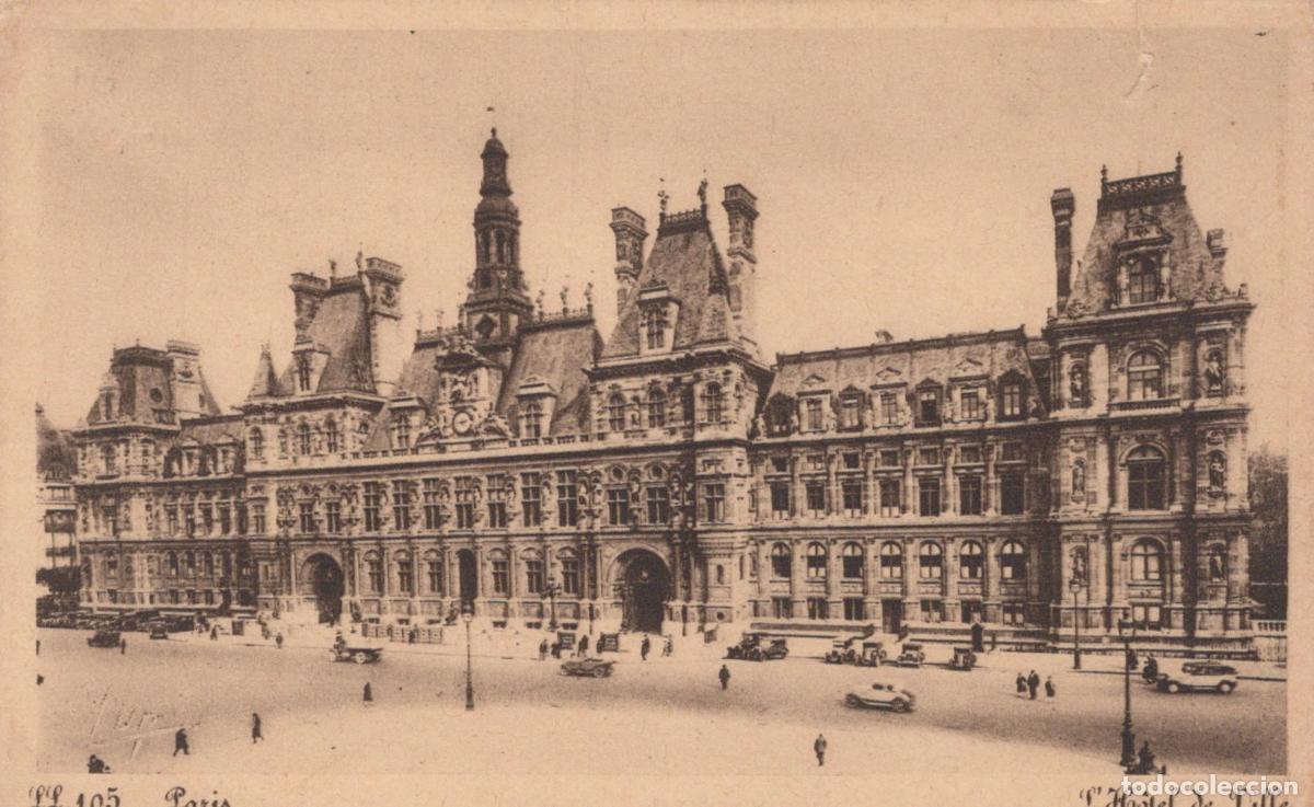Cartoline: France Paris &Icirc;le de L H&ocirc;tel de Ville Architecture Historique *YAD324