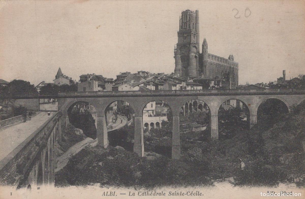 Cartoline: France Albi Cath&eacute;drale Sainte C&eacute;cile Pont Architecture Unposted *YAD315