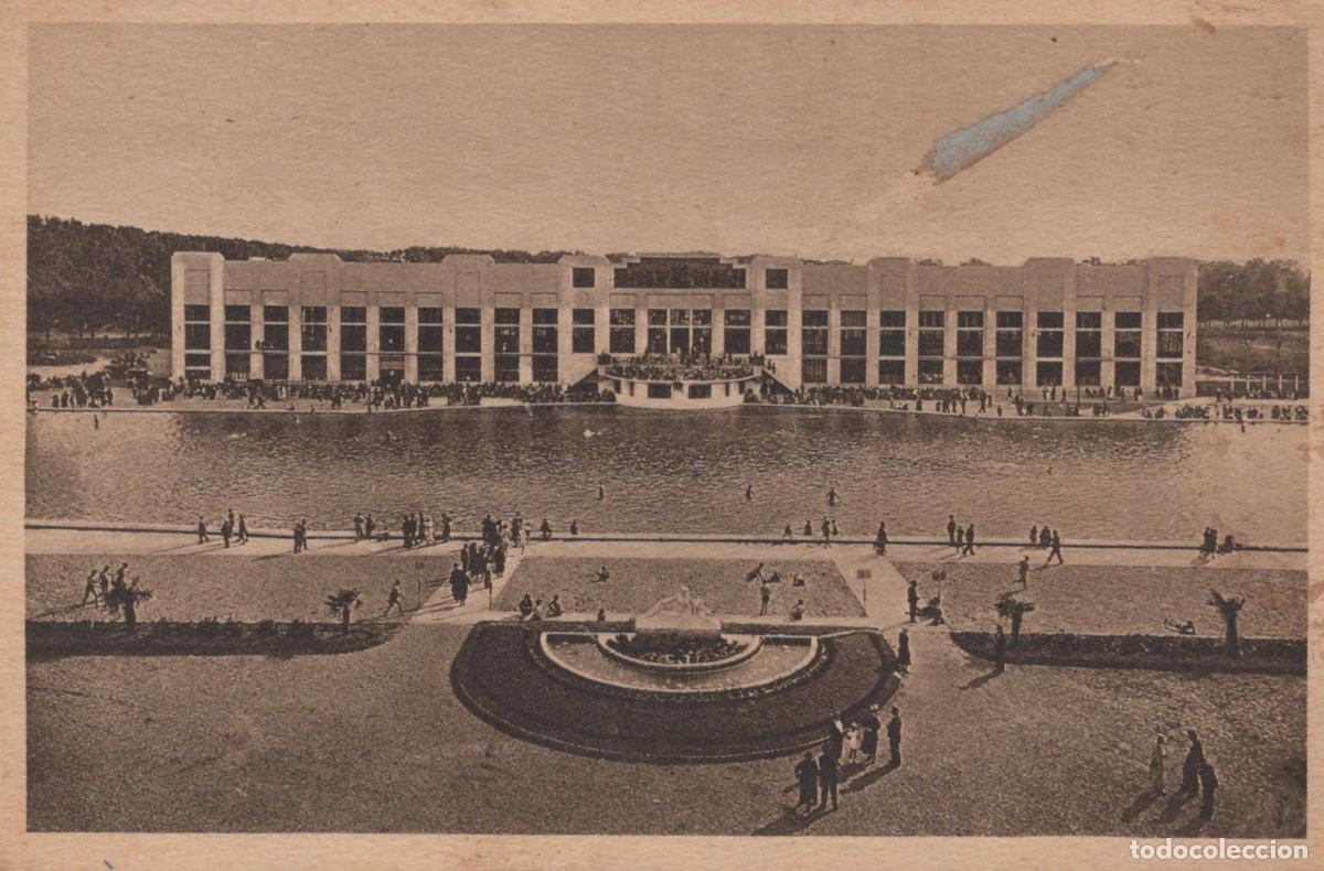 Cartoline: France Toulouse Hte Gar Piscine et Grande Salle des F&ecirc;tes *YAD261