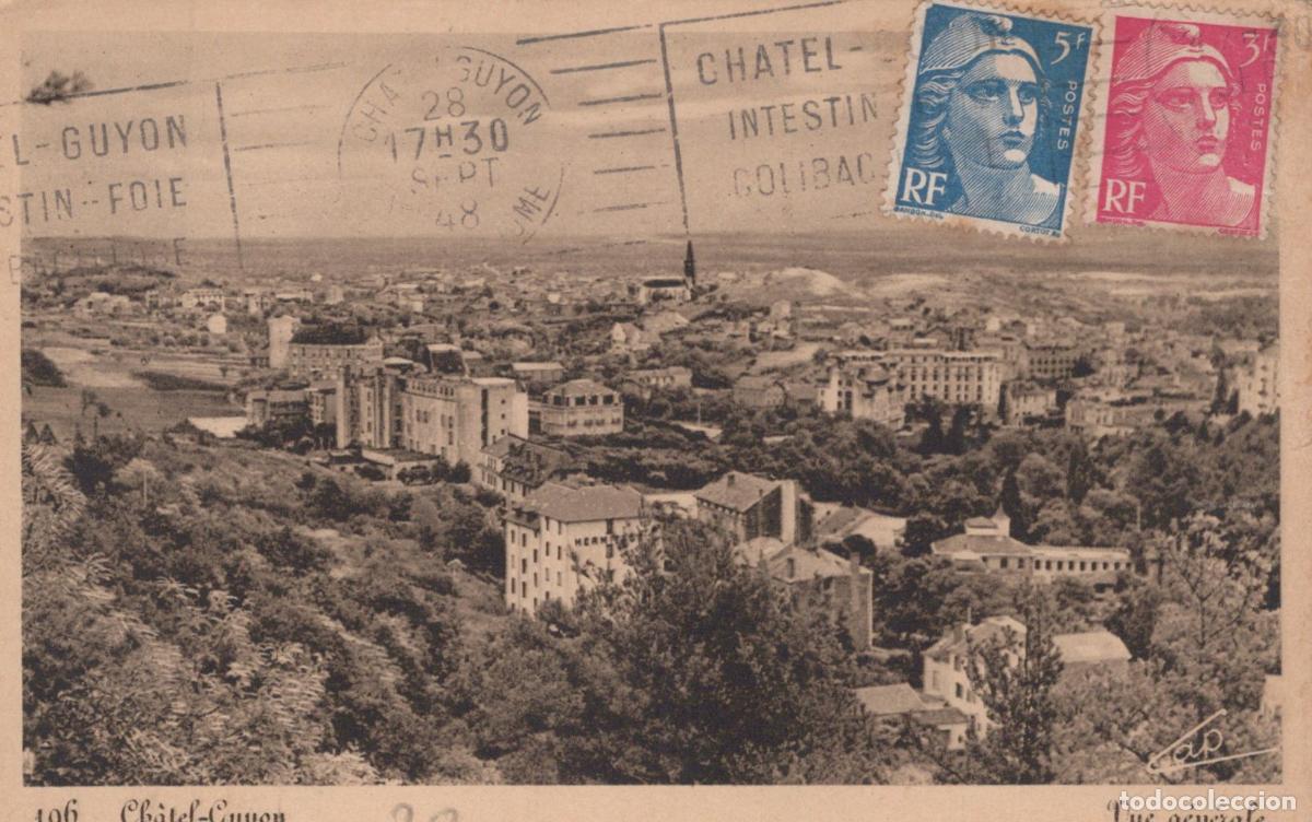 Postkarten: France Ch&acirc;tel Guyon Vue G&eacute;n&eacute;rale Ville Thermale *YAD355