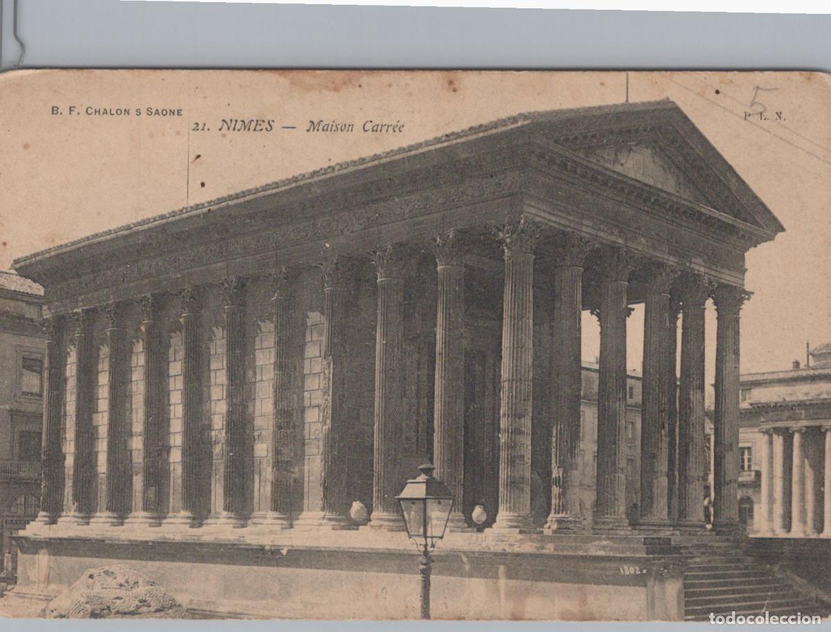 Postkarten: France Nimes Maison Carr&eacute;e Temple Romain Architecture *YAD286