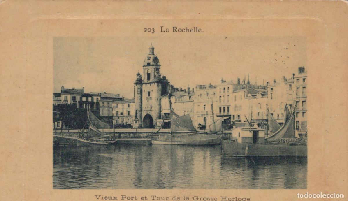 Postales: France La Rochelle Vieux Port Tour Grosse Horloge Bateaux *YAD370