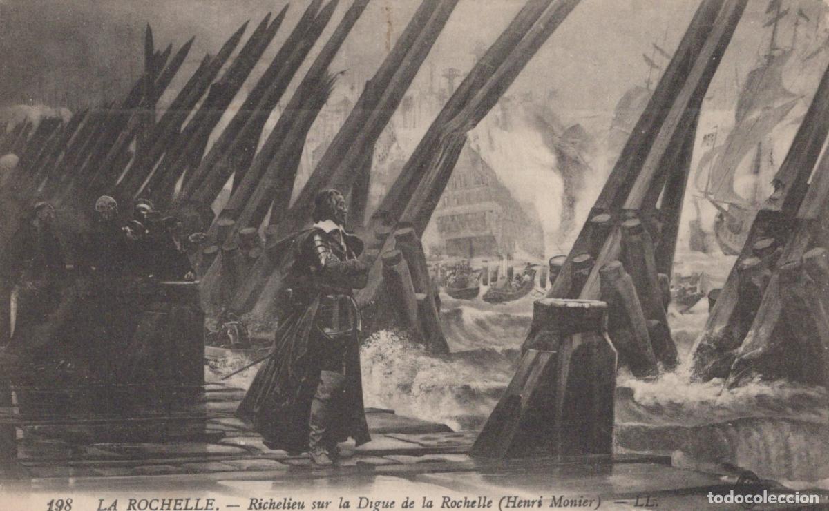 Postales: France La Rochelle Richelieu Digue Si&egrave;ge Historique Henri Unposted *YAD399