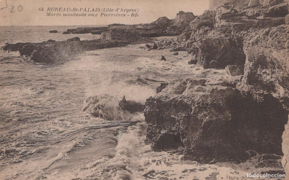 Postales: France Saint Palais sur Mer C&ocirc;te D Argent Mar&eacute;e Montante *YAD415