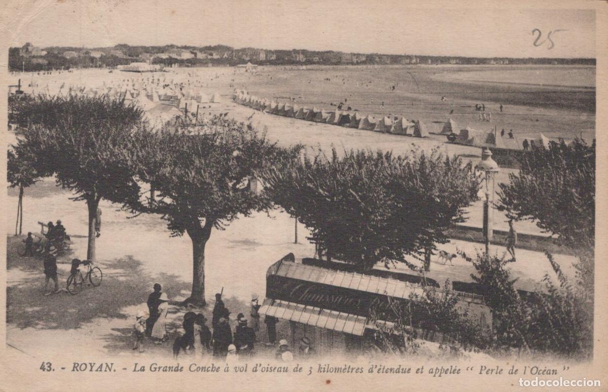 Postales: France Royan La Grande Conche Plage Anim&eacute;e Post&eacute;e *YAD420