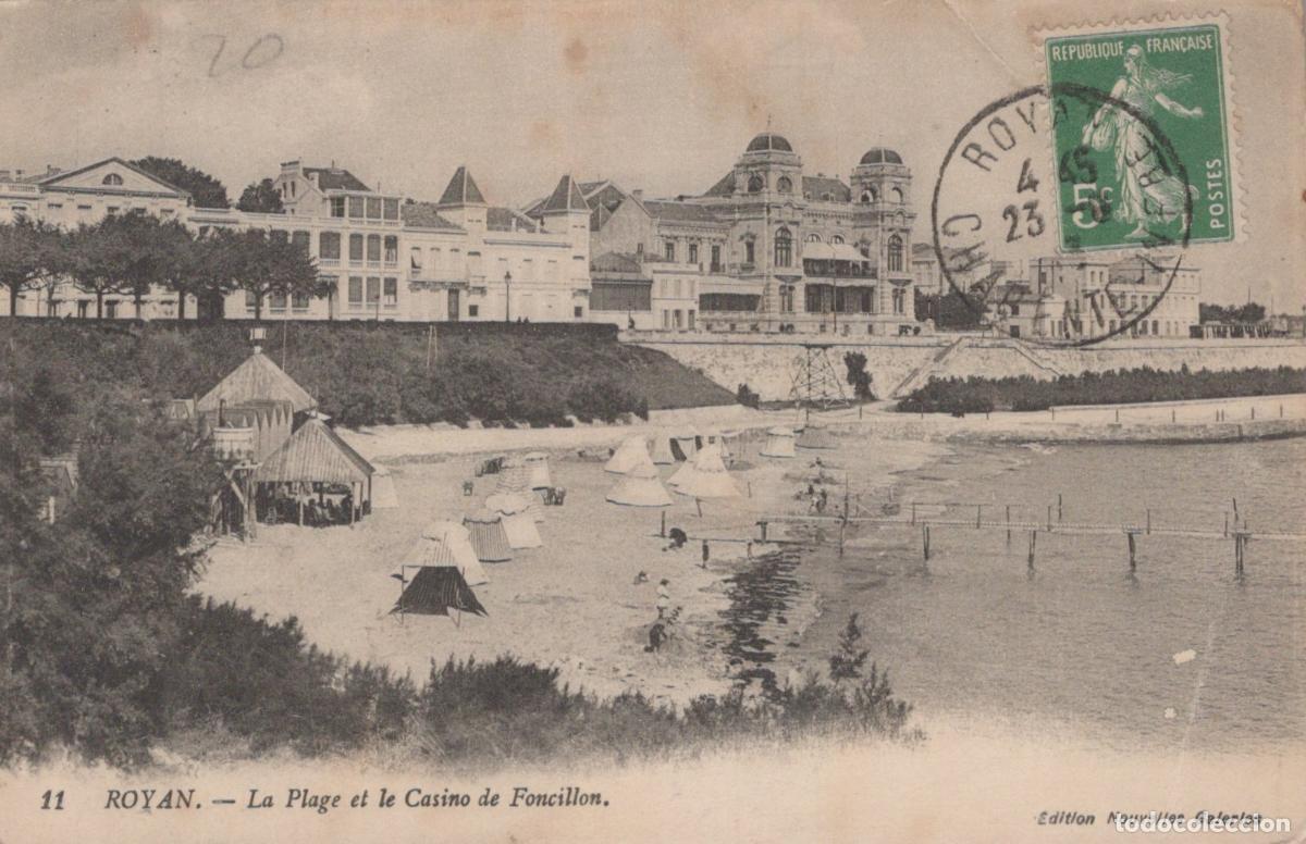 Postales: France Royan Royna Plage et Casino de Foncillon *YAD450