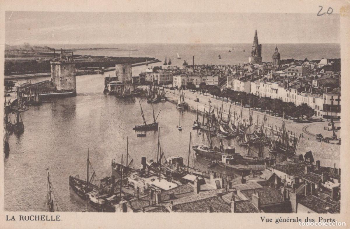 Cartes Postales: France La Rochelle Ports Vue G&eacute;n&eacute;rale Tours Voiliers *YAD500