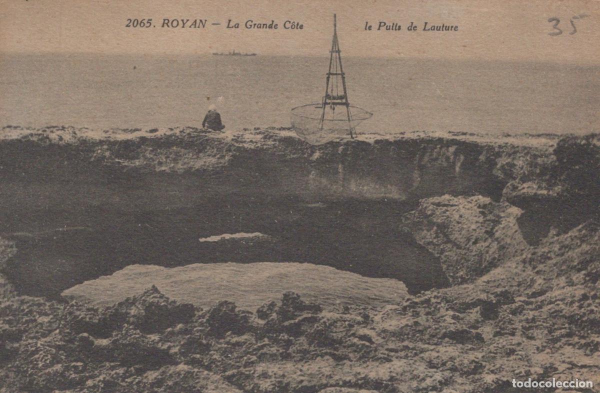 Cartes Postales: France Royan Grande C&ocirc;te Puits de Lauture Paysage C&ocirc;tier P&ecirc;che *YAD421