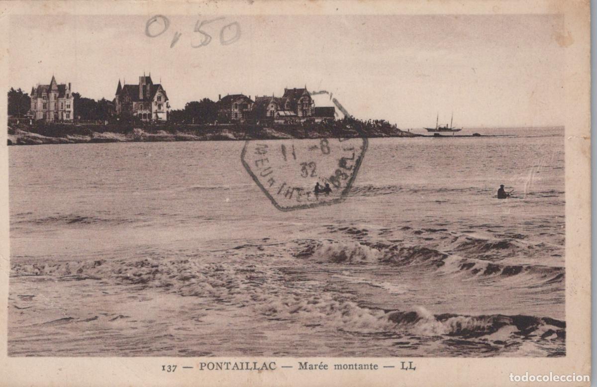 Cartes Postales: France Royay Pontaillac Villas Mer Montante *YAD441