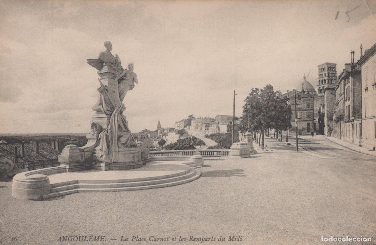 Cartes Postales: France Angoul&ecirc;me Place Carnot Remparts du MIDI Unposted *YAD461