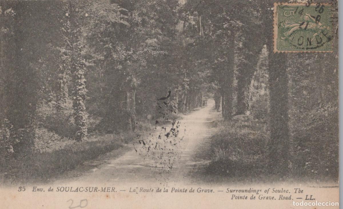 Cartoline: France Soulac sur Mer Route Foresti&egrave;re Pointe de Grave *YAD565