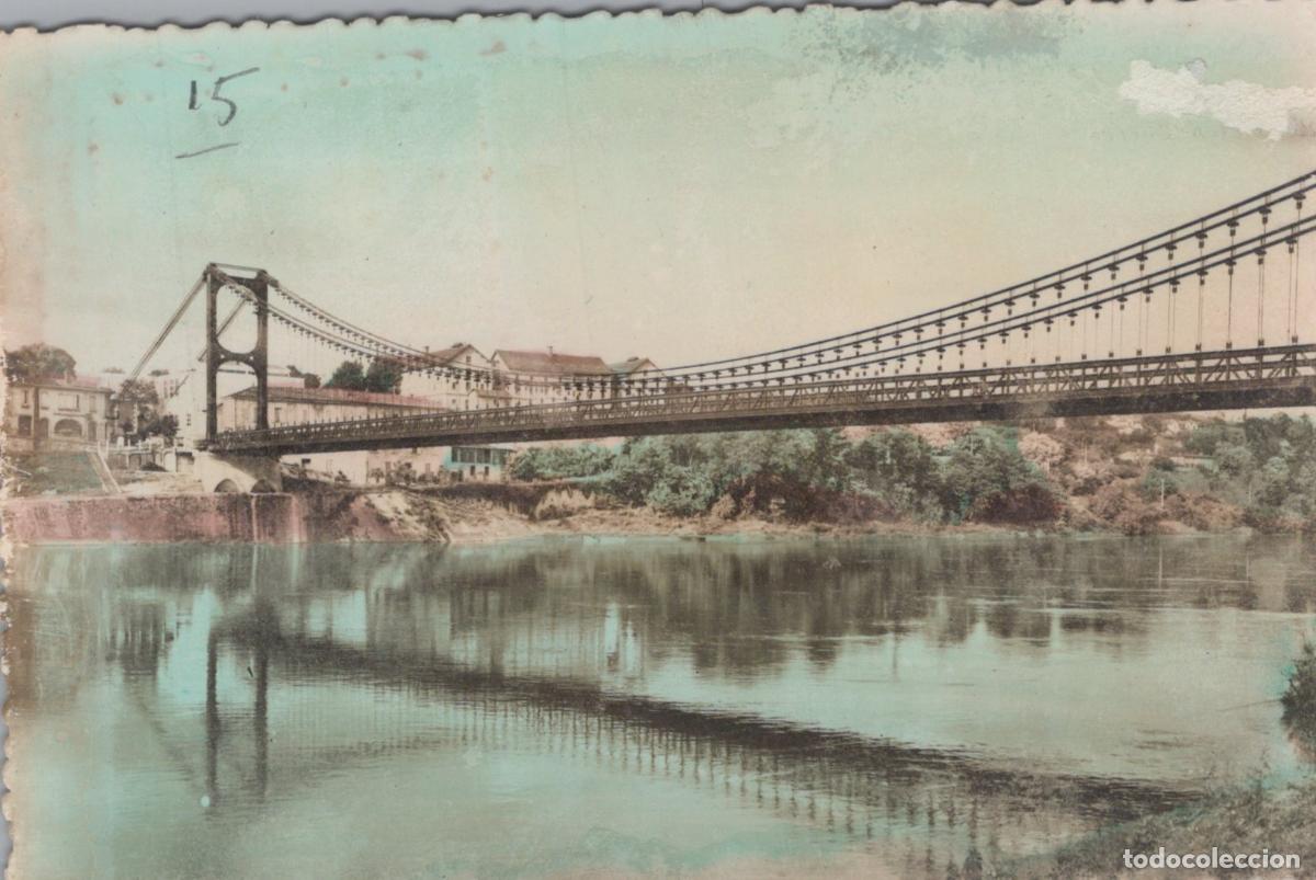 Cartoline: France La R&eacute;ole Pont Suspendu sur la Garonne Unposted *YAD580
