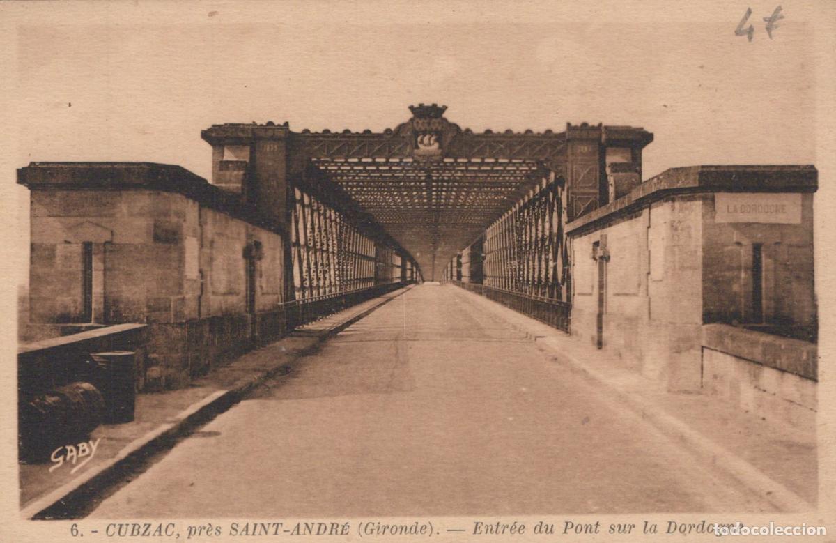 Cartoline: France Cubzac Pont Dordogne Architecture Unposted *YAD526