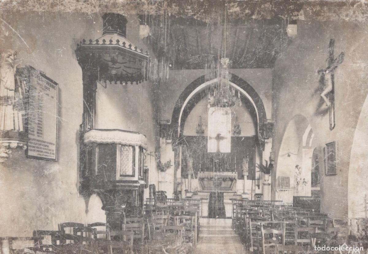 Cartes Postales: France Cavignac Int&eacute;rieur Eglise St Hilaire Real Photo Unposted *YAD649