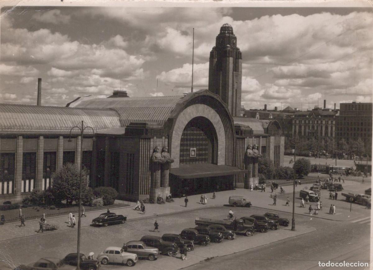 Postcards: Finland Helsinki Suomi Rautatieasema Arkkitehtuuri Kaupunki Ei Unposted *YAD669