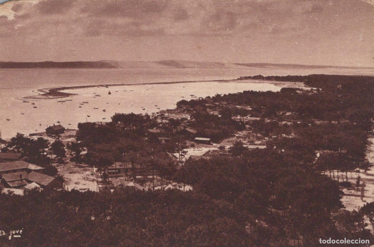 Postcards: France Le Cap Ferret Bassin D Arcachon Vue Panoramique Pin&egrave;de Bateaux *YAD591