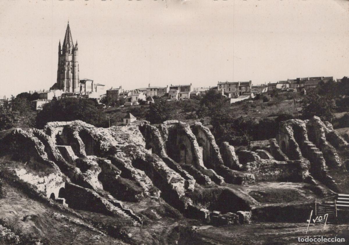 Postcards: France Saintes Ruines des Ar&egrave;nes &Eacute;glise St Eutrope Unposted *YAD699