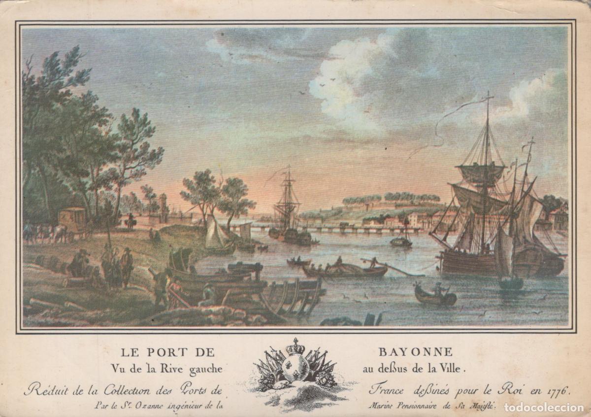 Postcards: France Bayonne Port de 1776 Navires Pont de Bois *YAD710