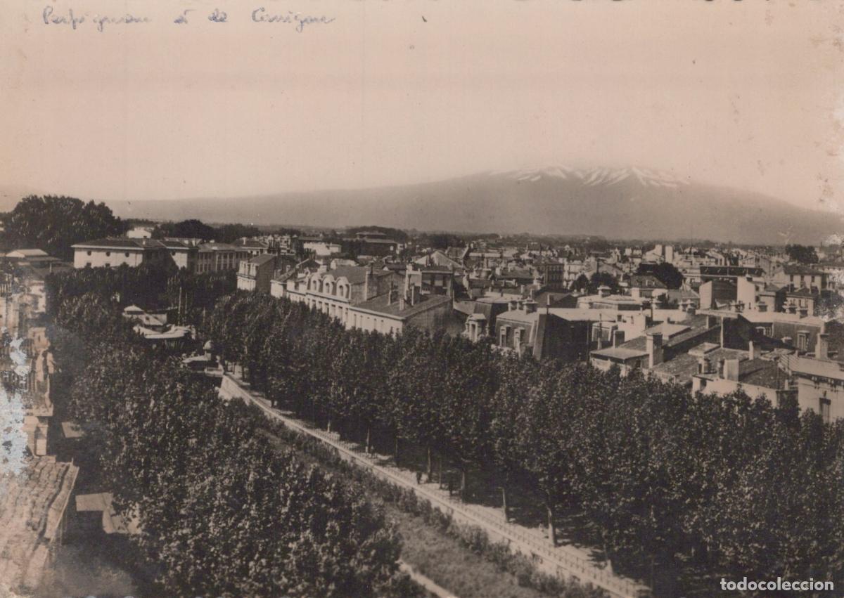 Cartoline: France Perpignan Vue G&eacute;n&eacute;rale Canigou Enneig&eacute; Unposted *YAD721