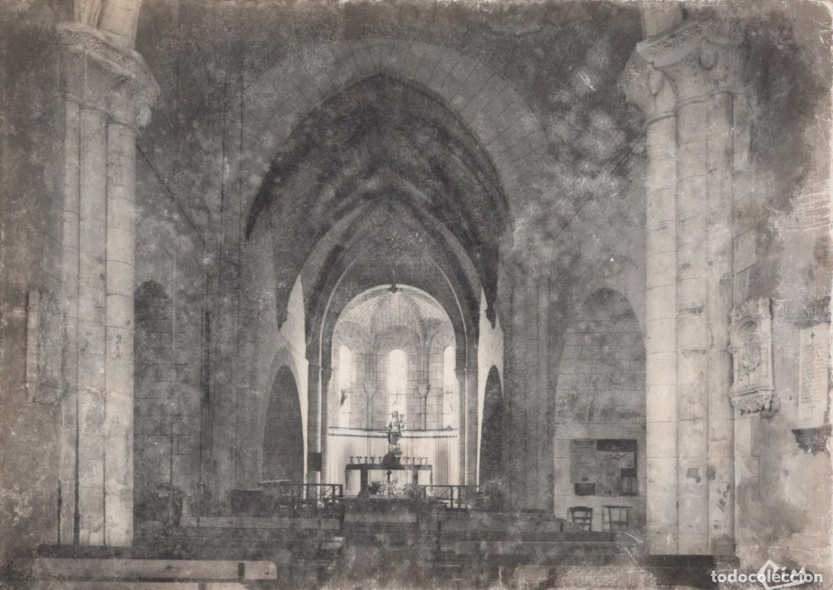 Postcards: France Laruscade &Eacute;glise Ancienne Int&eacute;rieur Real Photo Unposted *YAD651