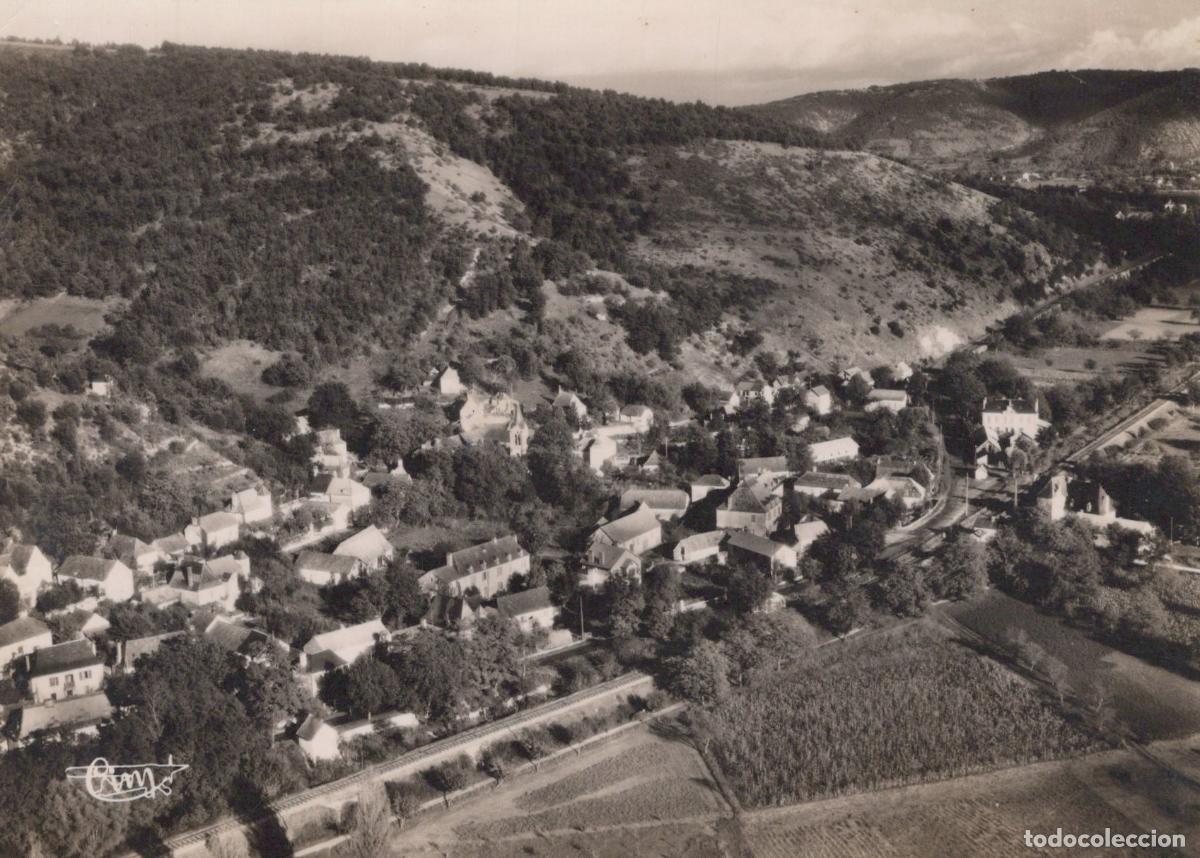 Postcards: France Peyrillac Vue A&eacute;rienne Village Chemin de Fer Real Photo *YAD780